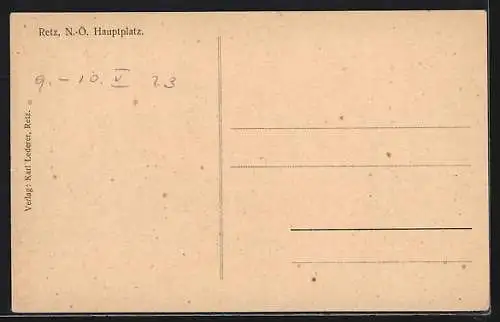 AK Retz, Hauptplatz