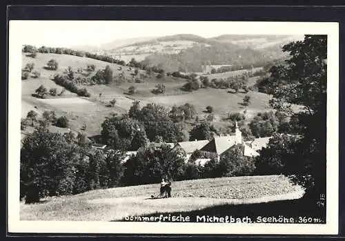 AK Michelbach /N.-Oe., Ortsansicht aus der Vogelschau