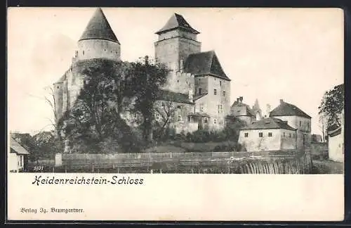 AK Heidenreichstein, Blick auf das Schloss