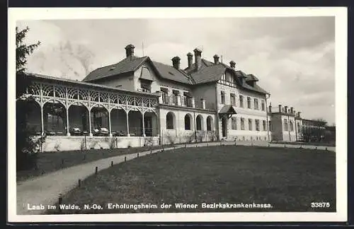 AK Laab im Walde, Erholungsheim der Wiener Bezirkskrankenkasse