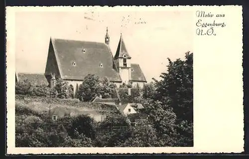 AK Eggenburg /N.-Ö., Blick auf die Kirche