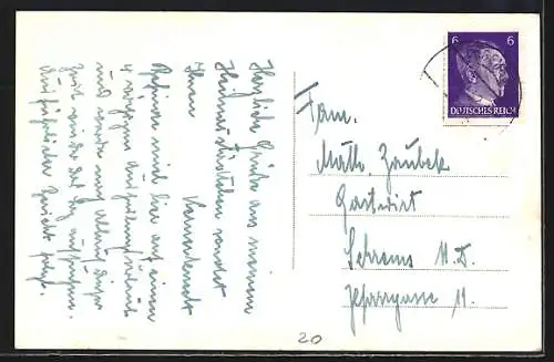 AK Eggenburg /N.D., Gesamtansicht von der Brücke aus