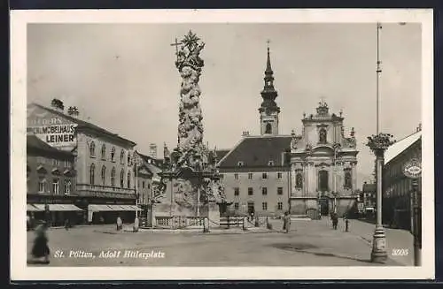 AK St. Pölten, Denkmal am platz