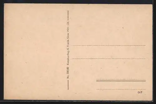 AK Friedrich Schüler Alpenhaus, Ansicht mit Sonnwendstein