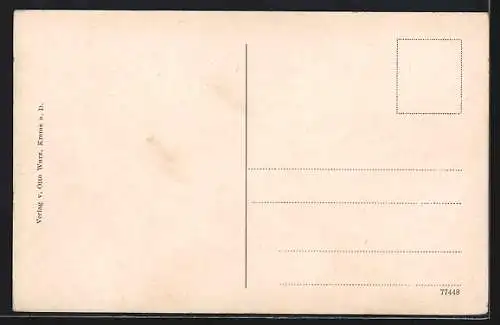Künstler-AK Eugen Felle: Hohenstein, Das Kremstal aus der Vogelschau No. 2, Albrechtsberg