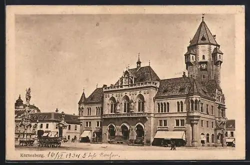 AK Korneuburg, Blick auf das Rathaus