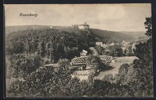 AK Rosenburg, Das Schloss aus der Ferne