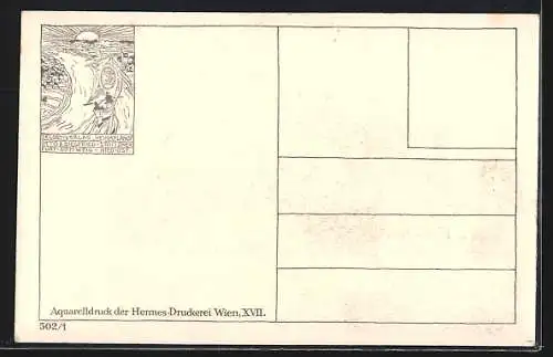 Künstler-AK Otto Stoitzner: Rosenburg am Kamp, Der Turnierhof