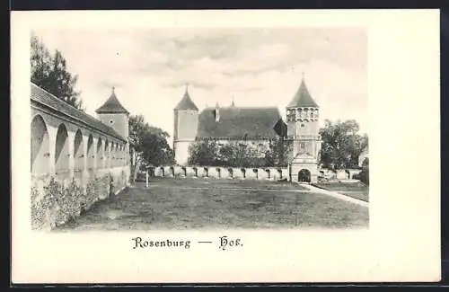 AK Rosenburg, Partie im Schlosshof