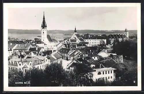 AK Horn /N.-Ö., Blick über die Ortschaft