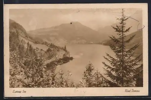 AK Lunz /Nied. Donau, Panoramablick über den Lunzer See