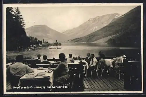 AK Lunz am See, Lunzersee, Restaurant See-Terrasse Grubmayer