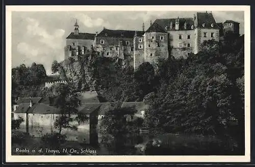 AK Raabs a. d. Thaya, Blick zum Schloss