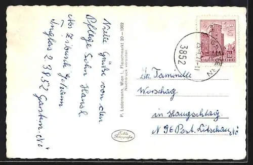 AK Gross-Siegharts /N.-Oe., Ortsansicht mit Industriegebäuden