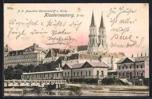 AK Klosterneuburg /N.-Oe., P. P. Augustiner Chorherrenstift und Kirche