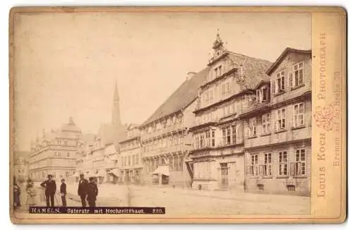 Fotografie Louis Koch, Bremen, Ansicht Hameln, Hochzeitshaus in der Osterstrasse