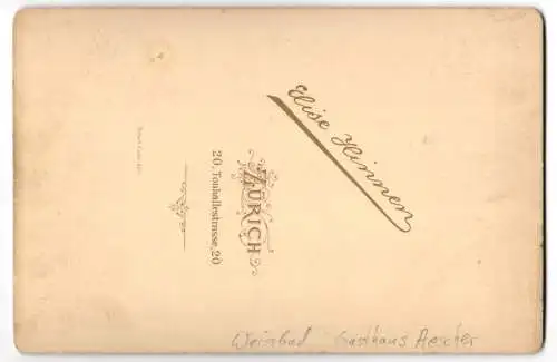 Fotografie Elise Hinnen, Zürich, Ansicht Weissbad, Gasthaus Aescher am Steilhang