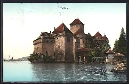 AK Chillon, Le Château et le Lac