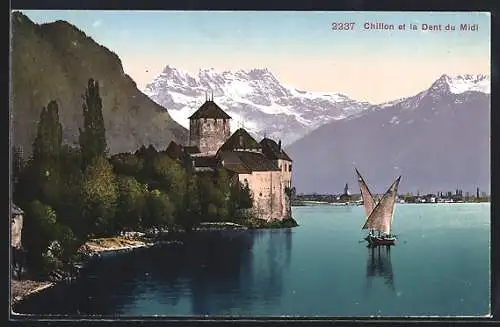 AK Chillon, Chillon et la Dent du Midi