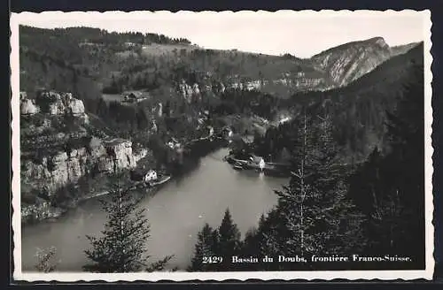 AK Saut du Doubs, Bassin du Doubs, Frontière Franco-Suisse