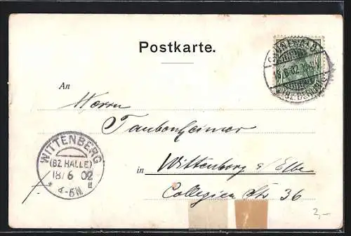 AK Berlin-Kreuzberg, Halle'sches Tor und Friedrichstrasse, Strassenbahn