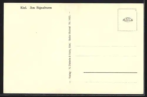 AK Kiel, Signalturm und Kriegsschiff
