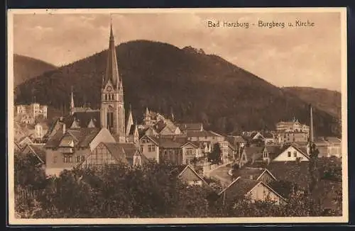 AK Bad Harzburg, Burgberg und Kirche