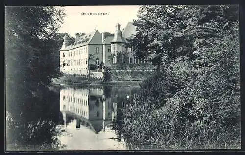 AK Jüchen, Blick auf Schloss Dyck