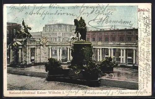 AK Berlin, National-Denkmal Kaiser Wilhelm I.