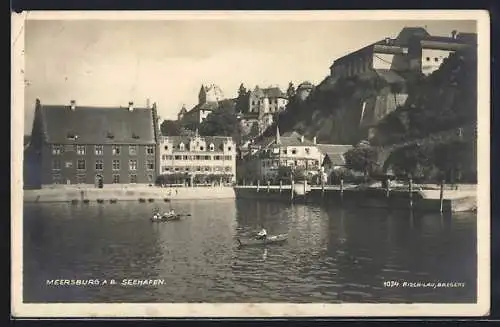 AK Meersburg, Partie am Seehafen