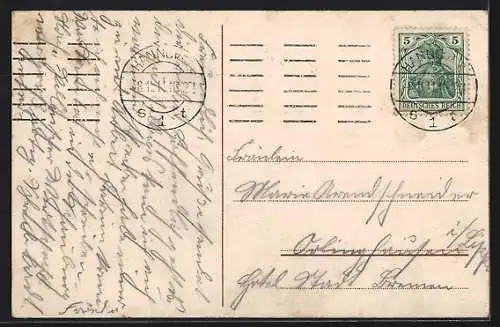 AK Hannover, Neues Gerichtsgebäude, Aussenansicht