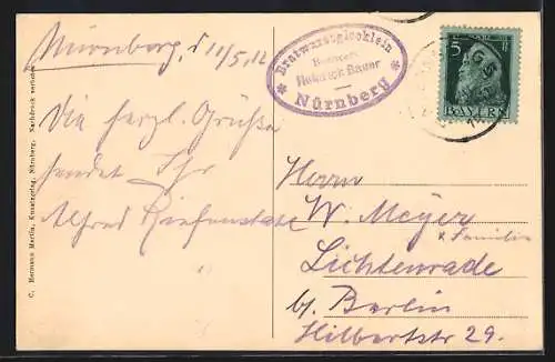 AK Nürnberg, Gasthaus Bratwurstglöcklein