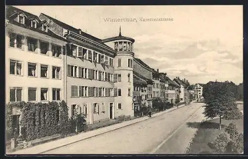 AK Winterthur, Partie in der Kasernenstrasse