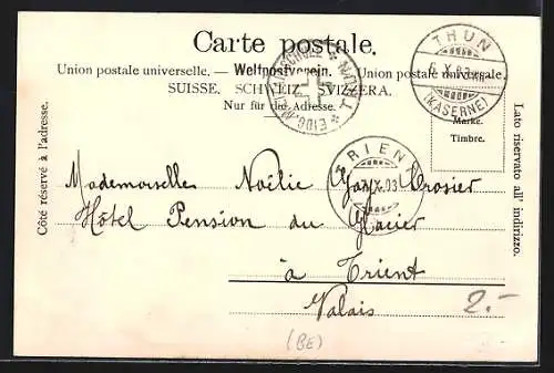 AK Thun, Partie an der Kaserne