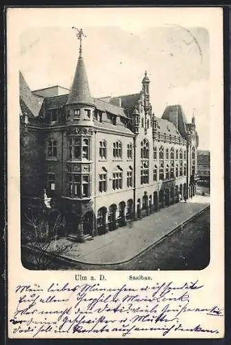 AK Ulm a. Donau, Münster Hotel & Saalbau