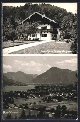 AK Bad Wiessee, Hotel-Pension Landhaus Zenta, Freihausstrasse, Ortsansicht