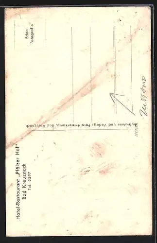 AK Bad Kreuznach, Hotel-Restaurant Pfälzer Hof