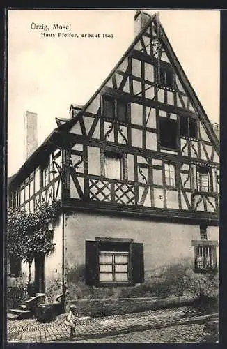 AK Ürzig /Mosel, Haus Pfeifer, erbaut 1655