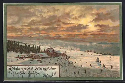 AK Feldberg /Schwarzwald, Feldberger-Hof im Winter