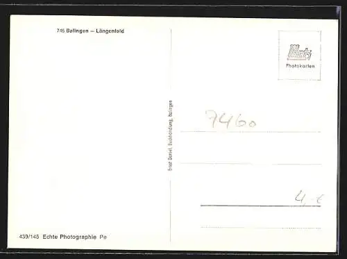 AK Balingen, Gesamtansicht aus der Vogelschau