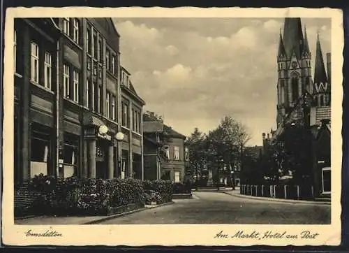 AK Emsdetten, Hotel zur Post, Am Markt