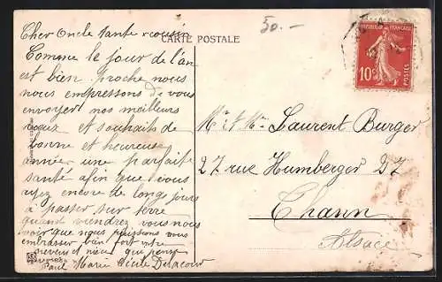 AK Luftschiff Zeppelin mit Rosen, Taube mit Brief