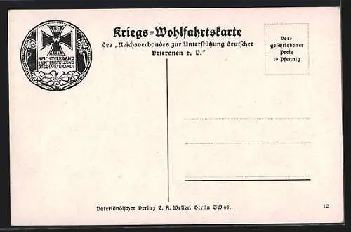 AK Paul von Hindenburg, Bauern mit Pferdepflug auf dem Feld