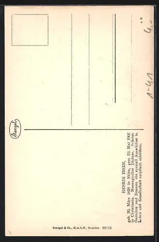 AK Kopf von Henrik Ibsen