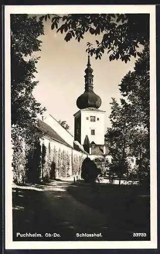 AK Puchheim, Partie im Schlosshof