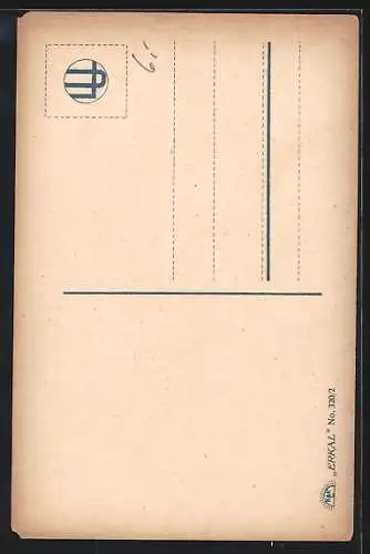 Künstler-AK Luis Usabal: junge Reiterin mit ihrem Pferd