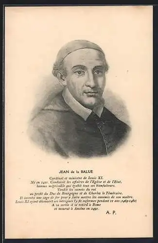 AK Jean de la Balue, kathol. Geistlicher