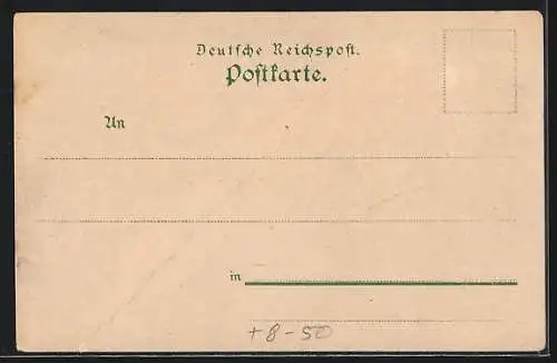 Lithographie Salzuflen, Hoffmann`s Stärkefabriken, Nord-West-Ansicht, Pressen-Raum