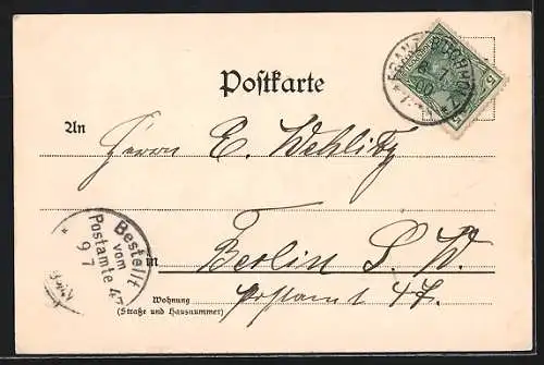 AK Berlin, Heimstätte Blankenburg mit Anlagen