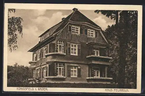 AK Königsfeld / Baden, Haus Pelargus, Aussenansicht